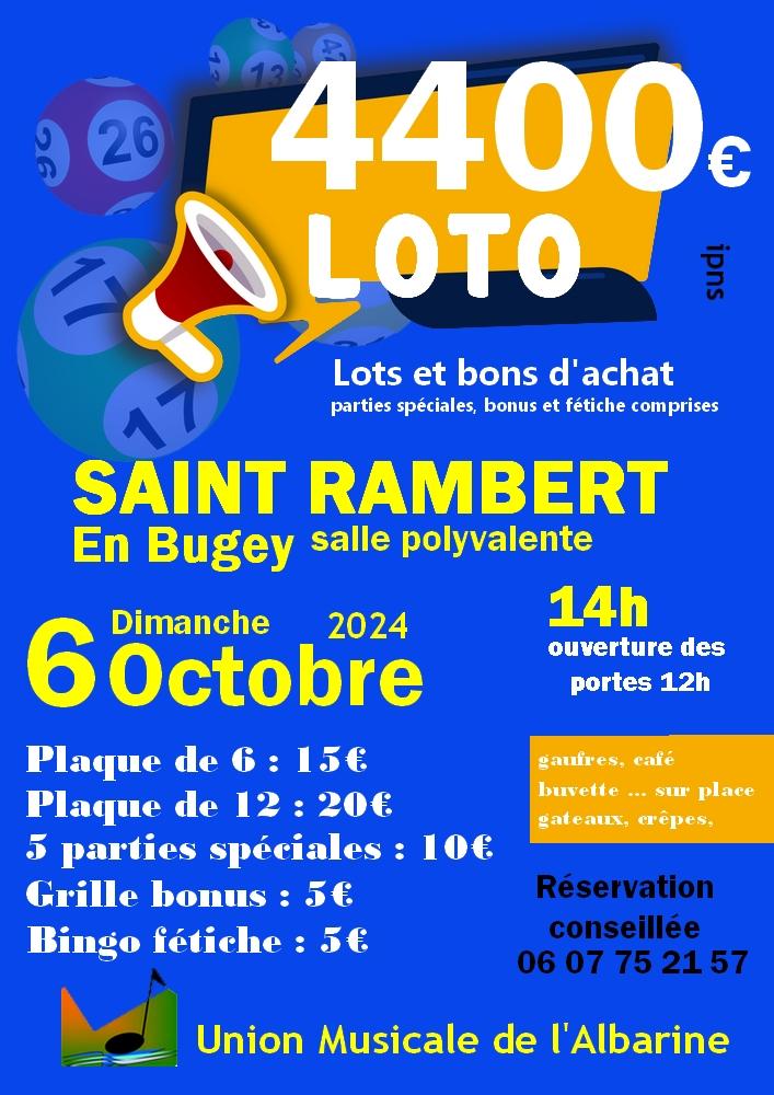 LOTO 4400€ édition 2024