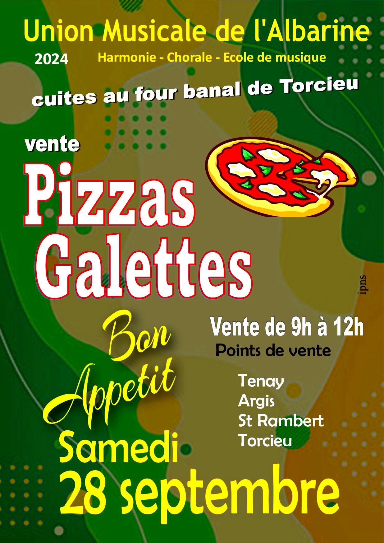 Affiche points de vente galettes 2024 2